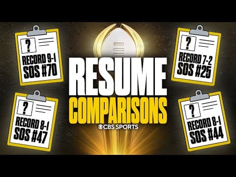 CFP Blind Resumes: This or That? | Which Mystery Team Gets In? 🤔🏆