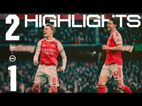 ODEGAARD STUNNER & OWN GOAL SECURE ALL THREE POINTS 🙌 | HIGHLIGHTS | Arsenal vs Brighton (2-1) | PL