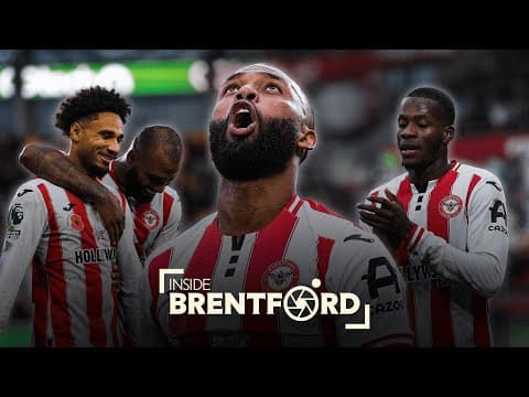 Bench cam SCENES as Thiago and Schade net 🤩 | Inside Brentford | Newcastle United (H) | Pitchside