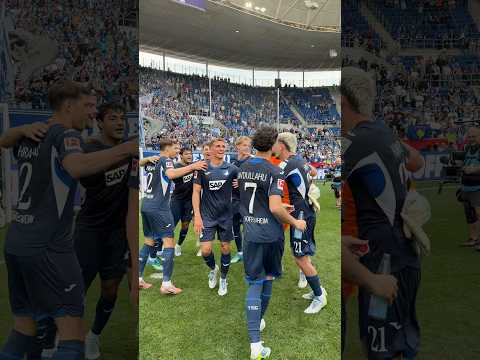 Nicht verletzten beim Jubeln, Jungs 😂 #Hoffenheim #BVB