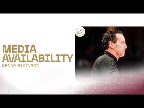 Cavs vs Raptors | Kenny Atkinson | 11.13.2025
