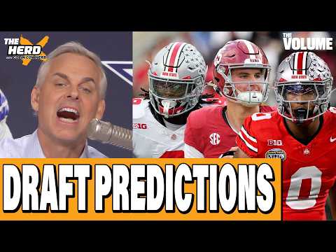 NFL Draft PREDICTIONS: Mendoza, Reese, Bailey, Love, Downs, Styles | Colin Cowherd: THE HERD