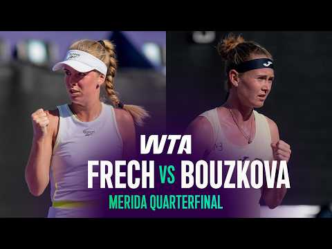 Magdalena Frech vs. Marie Bouzkova | 2026 Merida Quarterfinals | WTA Match Highlights