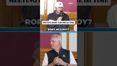 Former Head Pro of #1 Course in the WORLD on meeting Rory McIlroy for the first time. @Chevrolet #ad