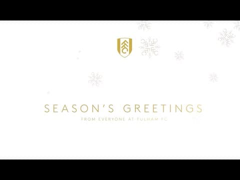 Merry Christmas from the Fulham Family! 🎄