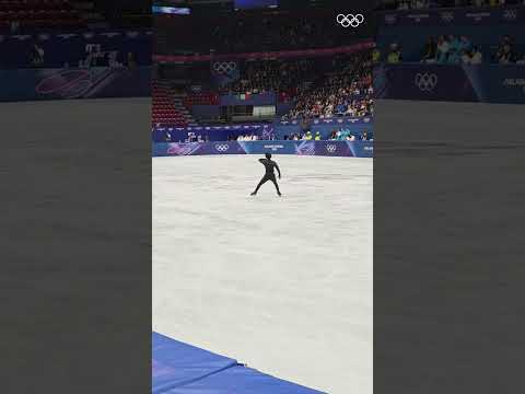 Always a pleasure watching Yuma Kagiyama practice 🤩🇯🇵 #MilanFigureSkating