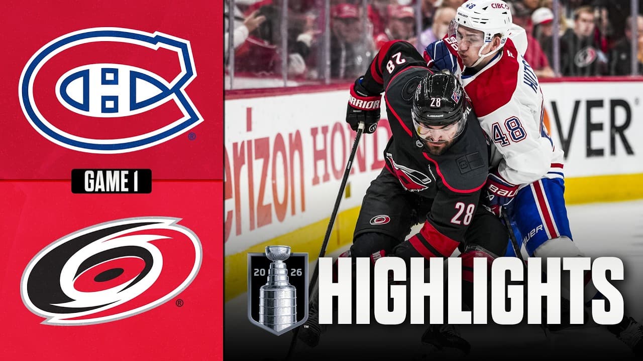 Canadiens vs. Hurricanes | NHL Playoff Highlights | Game 1 | May 21, 2026