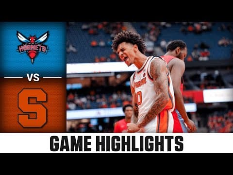 Delaware State vs. Syracuse Game Highlights | 2025-26 ACC Men's Basketball
