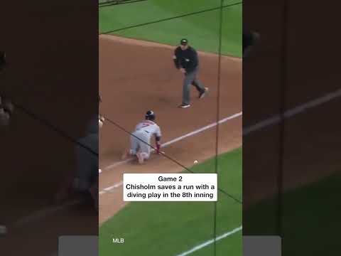 Jazz Chisholm stayed ready and came up clutch in Game 2. #shorts