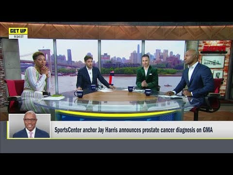 Get Up shares support for SportsCenter anchor Jay Harris' prostate cancer diagnosis 🩵