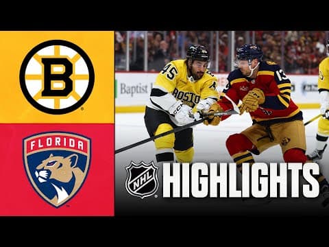Bruins vs. Panthers | NHL Highlights | February 04, 2026