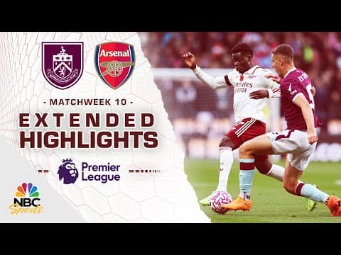 Burnley v. Arsenal | PREMIER LEAGUE HIGHLIGHTS | 11/1/2025 | NBC Sports