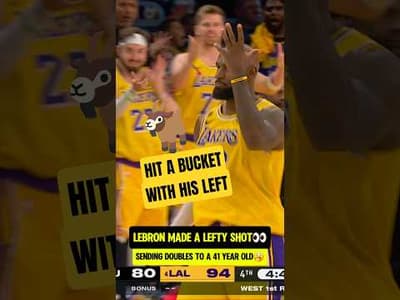 LeBron is TOO STRONG for the youngins🥱