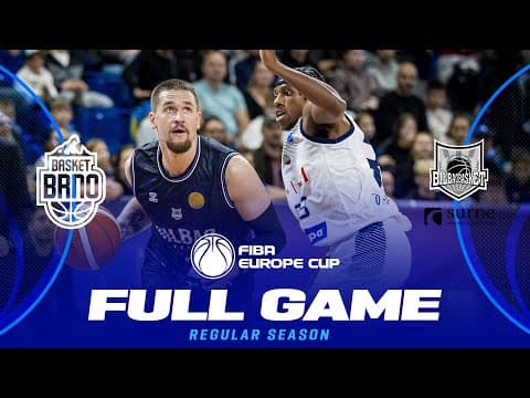 LIVE - PUMPA Basket Brno v Surne Bilbao Basket | FIBA Europe Cup 2025-26 | Regular Season