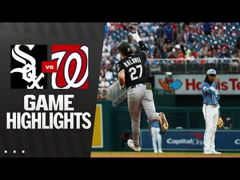 White Sox vs. Nationals Game Highlights (9/27/25) | MLB Highlights