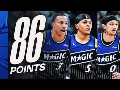 Magic Trio Bane, Banchero & Black Drop 86 PTS vs Pacers | January 4, 2026