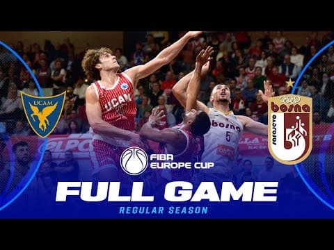 LIVE - UCAM Murcia v KK Bosna BH Telecom | FIBA Europe Cup 2025-26 | Regular Season