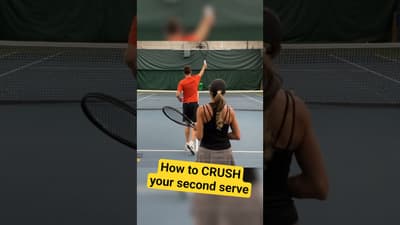 How to CRUSH your second serve: