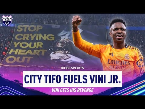 Vinicius Junior MOTIVATED by Man City tifo | COSTLY Ederson mistakes | Real Madrid up after 1st leg