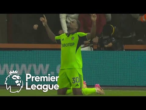 Ryan Sessegnon tucks away Fulham's opener against Bournemouth | Premier League | NBC Sports