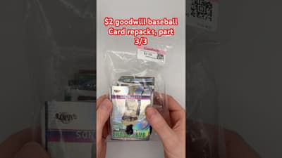 We open the last of our $2 repacks from goodwill! #twinbirdbreaks #baseballcards #topps #goodwill