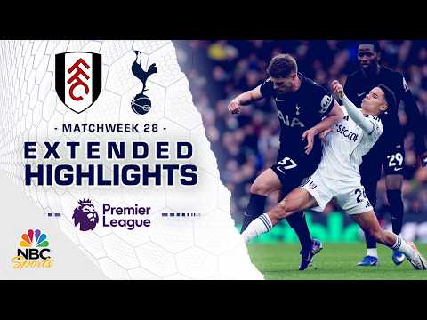 Fulham v. Tottenham Hotspur | PREMIER LEAGUE HIGHLIGHTS | 3/1/2026 | NBC Sports