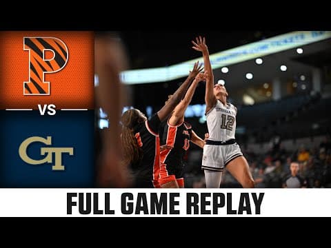 Princeton vs. Georgia Tech Full Game Replay |  2025-26 ACC Women’s Basketball