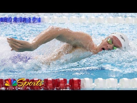 Leon Marchand fends off late Luka Mijatovich surge for 400m free win at Toyota US Open | NBC Sports