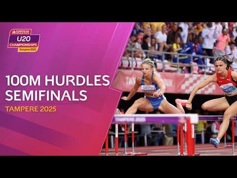 Women's 100m Hurdles semifinals replays | Tampere 2025