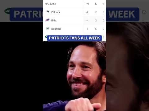 Patriots fans are living it up this week 👏