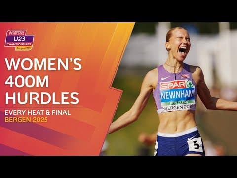 Newnham's New Record! 🇬🇧 EVERY Heat & Final of the Women's 400m Hurdles | Bergen 2025