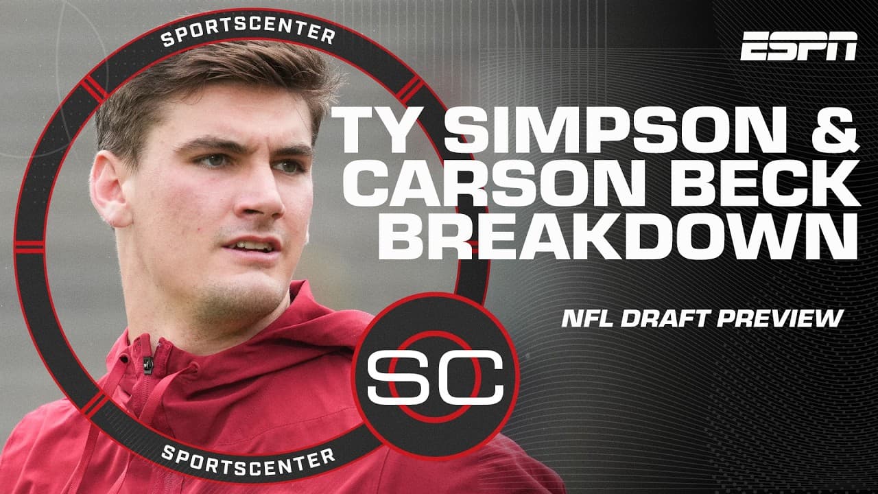 Best landing spots for Ty Simpson and Carson Beck in the NFL Draft | SportsCenter