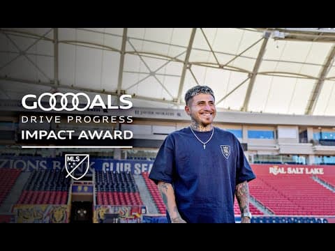 Diego Luna Receives the 2025 Audi Goals Drive Progress Impact Award