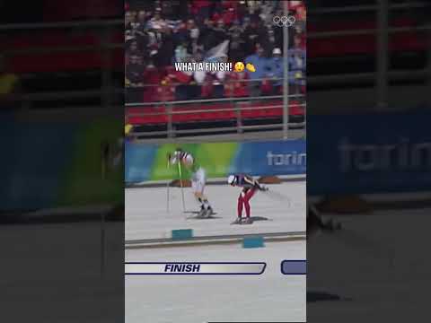 Sweden powered through in the final metres to take gold at Turin 2006. 🇸🇪⛷️