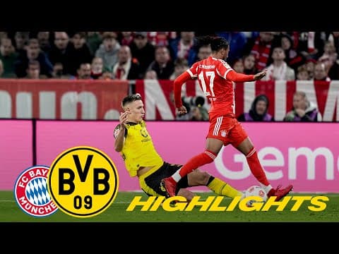 Second half „won“, game lost | FC Bayern Munich - BVB 2:1 | Highlights