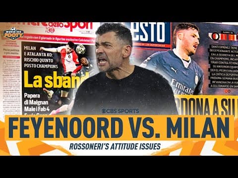 What went wrong for AC Milan against Feyenoord? | Can Rossoneri recover at San Siro? 👀🔍🏆