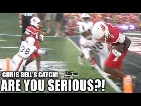 Chris Bell’s SENSATIONAL ONE-HANDED CATCH for Louisville! | The Matt Barrie Show
