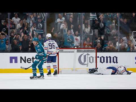 Connor Ingram Out of the Net… Macklin Celebrini Goal