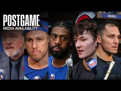 New York Islanders Postgame Availability | BOS 4 at NYI 3 (SO) (11/04/25)