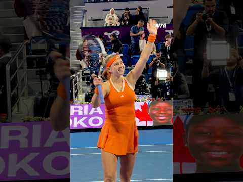 Your 2026 Doha CHAMPION! 🏆 Karolina Muchova takes home the title in straight sets against Mboko!