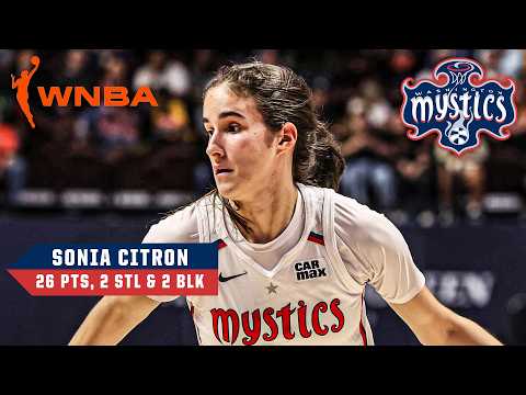 Sonia Citron GOES OFF for 26 PTS 🔥 Leads the Mystics to their 1st win of the season | WNBA on ESPN