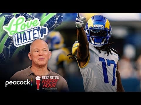 Rams' Davante Adams set for 'massive target share' | Fantasy Football Happy Hour | NFL on NBC