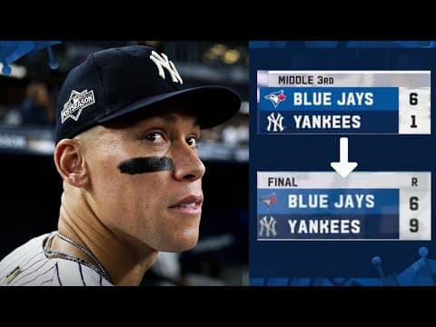 FINAL 3 OUTS: The Yankees score EIGHT unanswered runs to force ALDS Game 4!