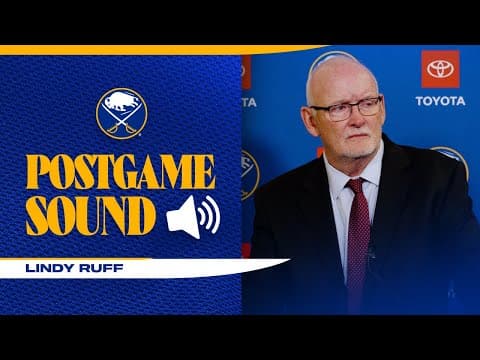 "We Had Opportunities" | Lindy Ruff After 2-1 Overtime Loss To Utah Mammoth | Buffalo Sabres