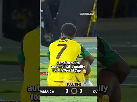 Heartbreak for Jamaica 💔