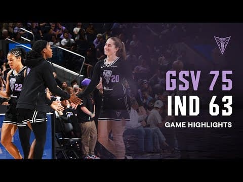 Golden State Valkyries THIRD STRAIGHT Win vs. Indiana Fever | August 31, 2025