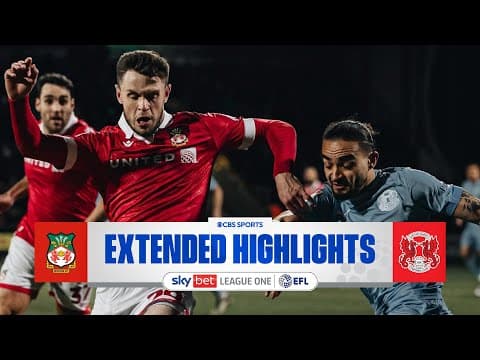 Wrexham vs. Leyton Orient: Extended Highlights | EFL League One | CBS Sports Golazo