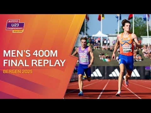 Men's 400m Final | Bergen 2025 U23 Championships