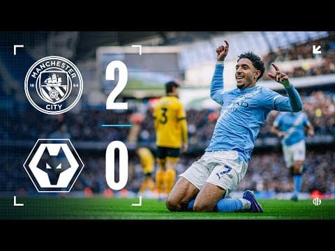 HIGHLIGHTS! Marmoush and Semenyo fire City to victory over Wolves | Man City 2-0 Wolves