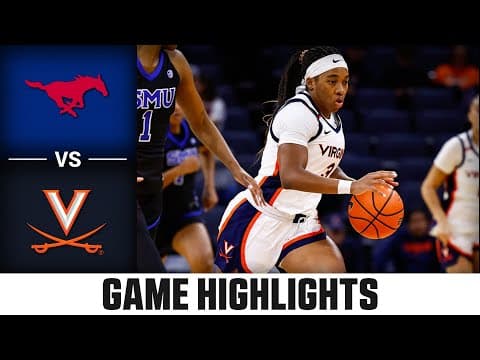 SMU vs. Virginia Game Highlights | 2025-26 ACC Women's Basketball